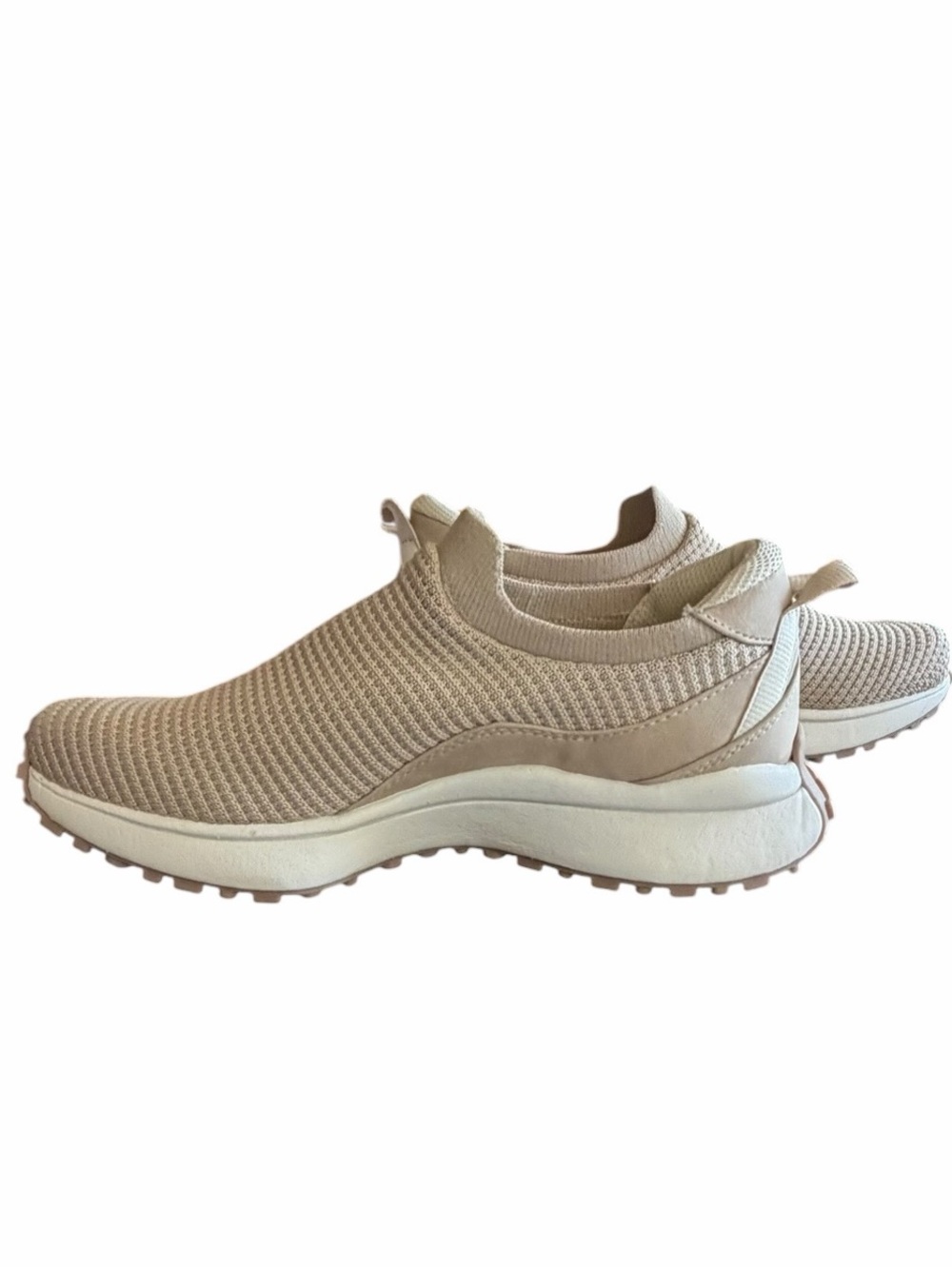 Ryka Jumpstart Slip On Beige Knit Sneakers Women’s Size 7.5 New Never Worn - Picture 4 of 11